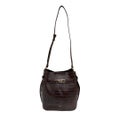 Ulrika olkalaukku 35-6829 kroko ruskea
