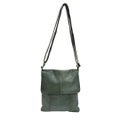 Olkalaukku nahkaa 3030047 Moss (vihre&auml;)