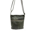 Olkalaukku nahkaa 3030004 Moss (vihre&auml;)