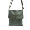 Olkalaukku nahkaa 3030047 Moss (vihre&auml;)