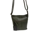 Olkalaukku nahkaa 3030004 Moss (vihre&auml;)
