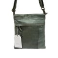 Olkalaukku nahkaa 3030047 Moss (vihre&auml;)