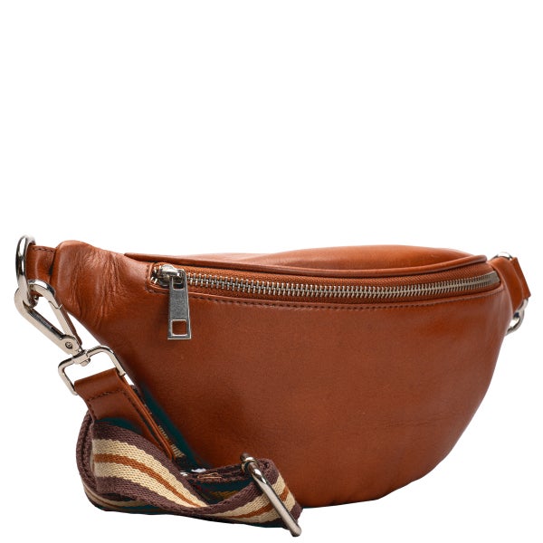 Bumbag nahkalaukku 12-1137 Harriet walnut (ruskea)