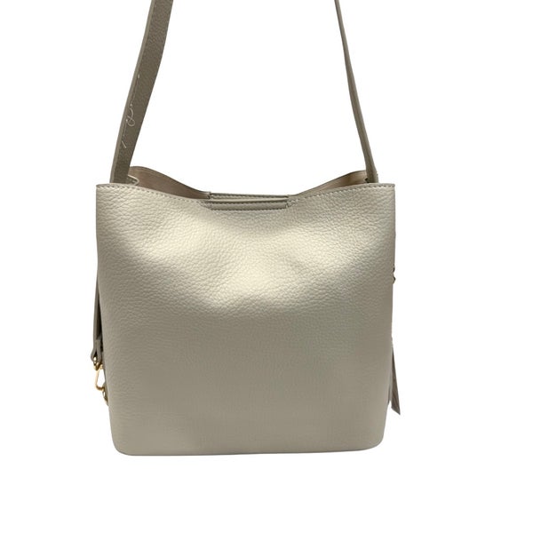 Keinonahkalaukku Ulrika 35-3430-2 beige