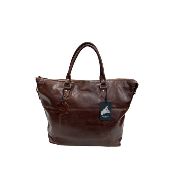 Nahkalaukku 6053153 ruskea (bridge) v&auml;litaskulla