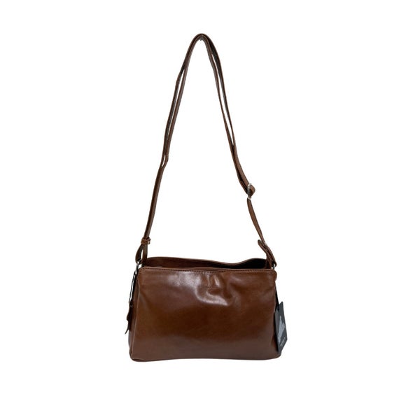 Olkalaukku nahkaa 6053206 Bridge (ruskea) V&auml;litaskut!