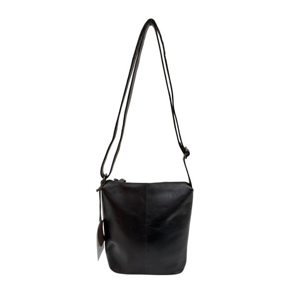 Olkalaukku nahkaa 3050037 DarkBrown (tummanruskea)