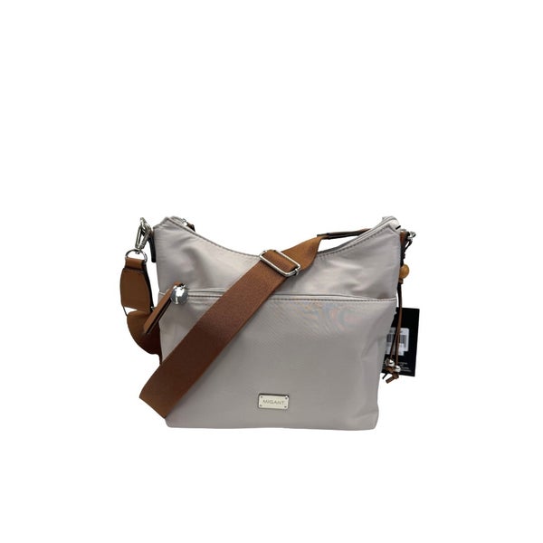 Olkalaukku kangasta Migant mg-1742 Beige