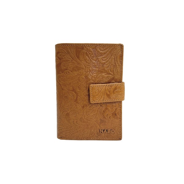 Nahkalompakko Nabo nk-292 Ruskea RFID-et&auml;lukusuojattu