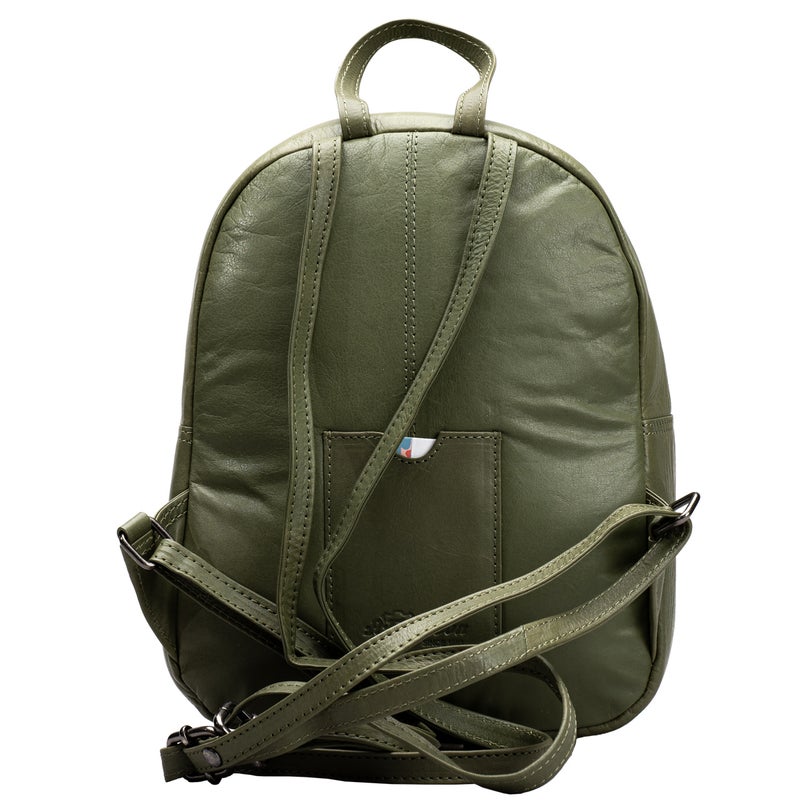 Eriksson Helmi pieni nahkareppu 12-6120 Olive