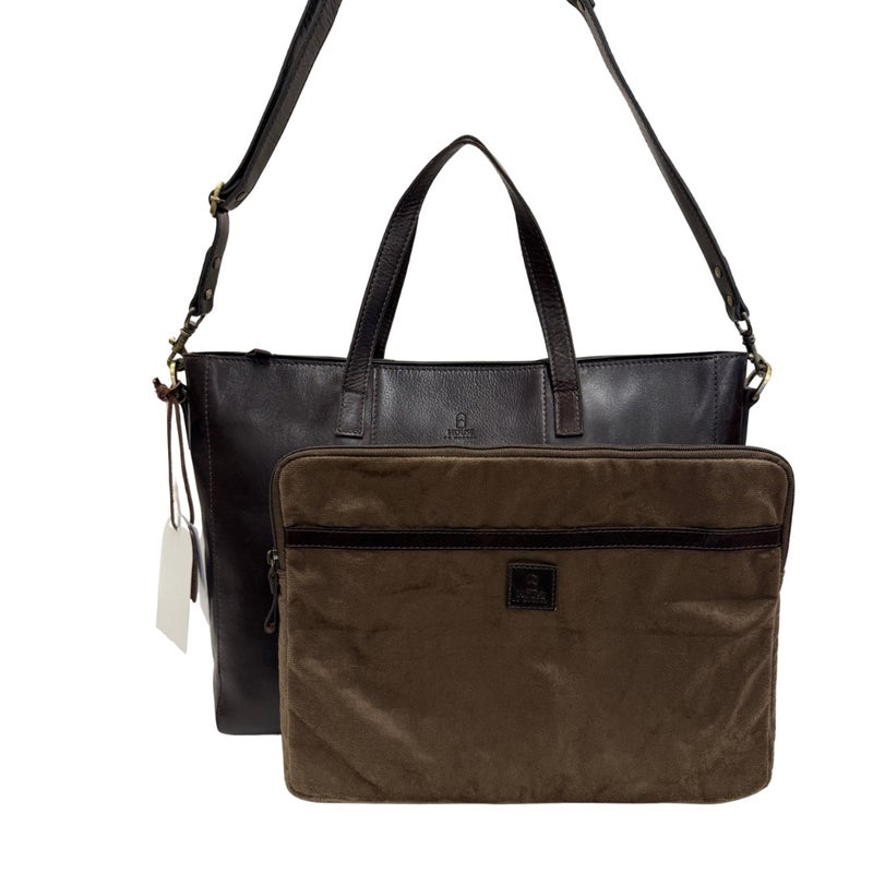 Nahkalaukku 3010058 Ruskea