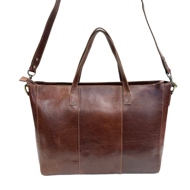 Nahkalaukku 3010058 Cognac