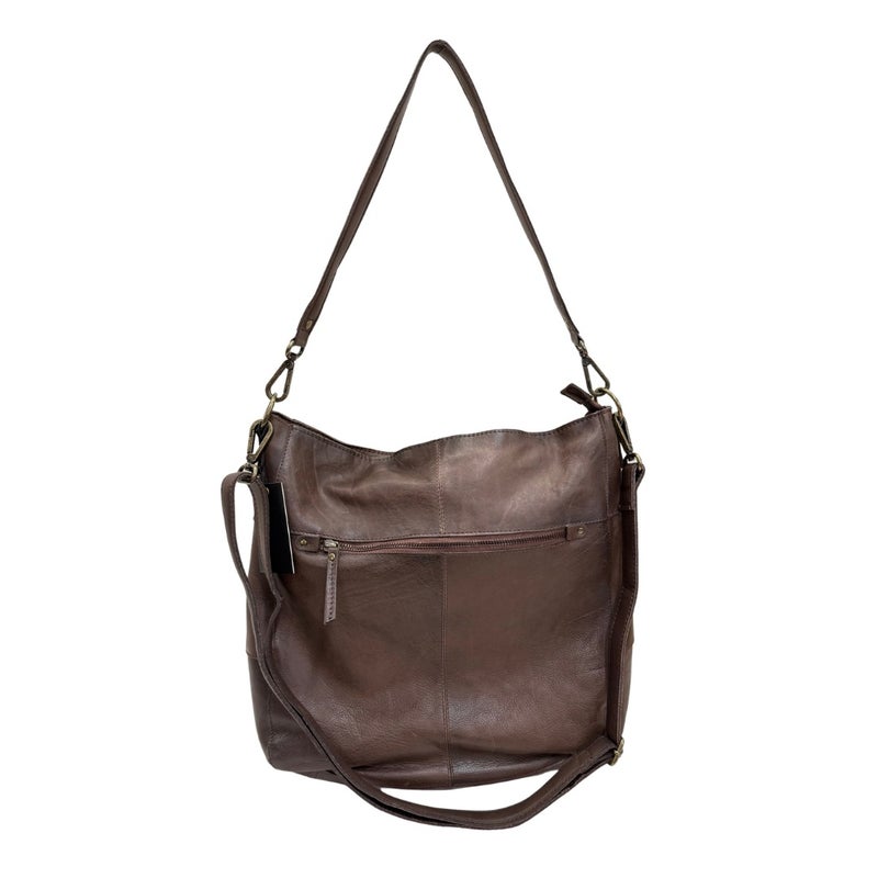 Nahkalaukku 3030015 Mocca