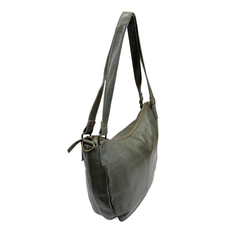 Nahkalaukku 3030123 vihre&auml; (moss)