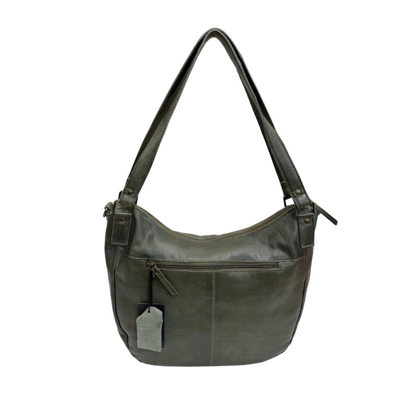 Nahkalaukku 3030123 vihre&auml; (moss)