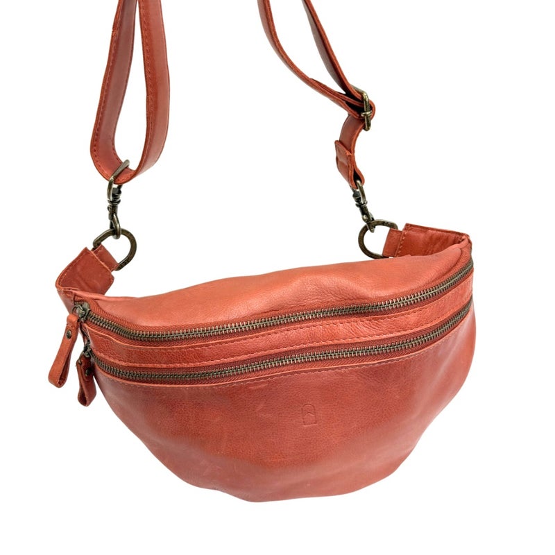 Bumbag nahkalaukku 3030127 Rusty (ruosteenpunainen)