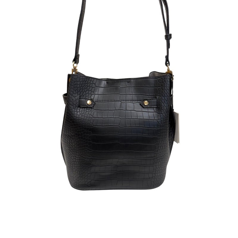 Ulrika laukku 35-6829 kroko musta