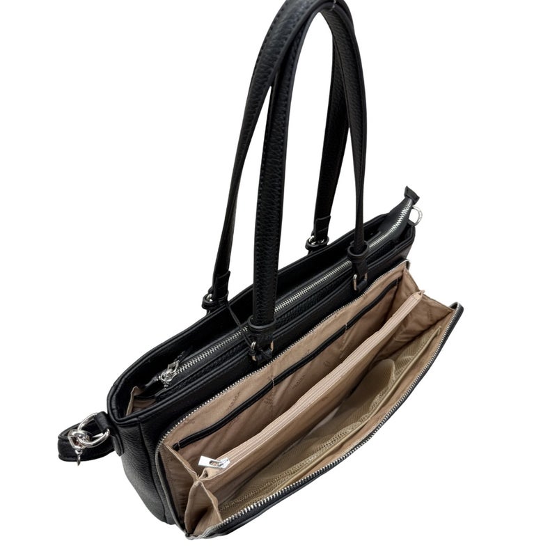 Ulrika k&auml;silaukku 36-6638 Musta (14" L&auml;pp&auml;ri)