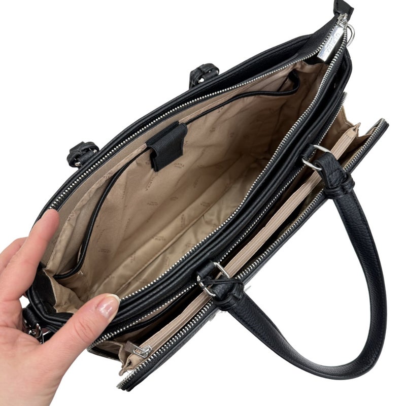 Ulrika k&auml;silaukku 36-6638 Musta (14" L&auml;pp&auml;ri)