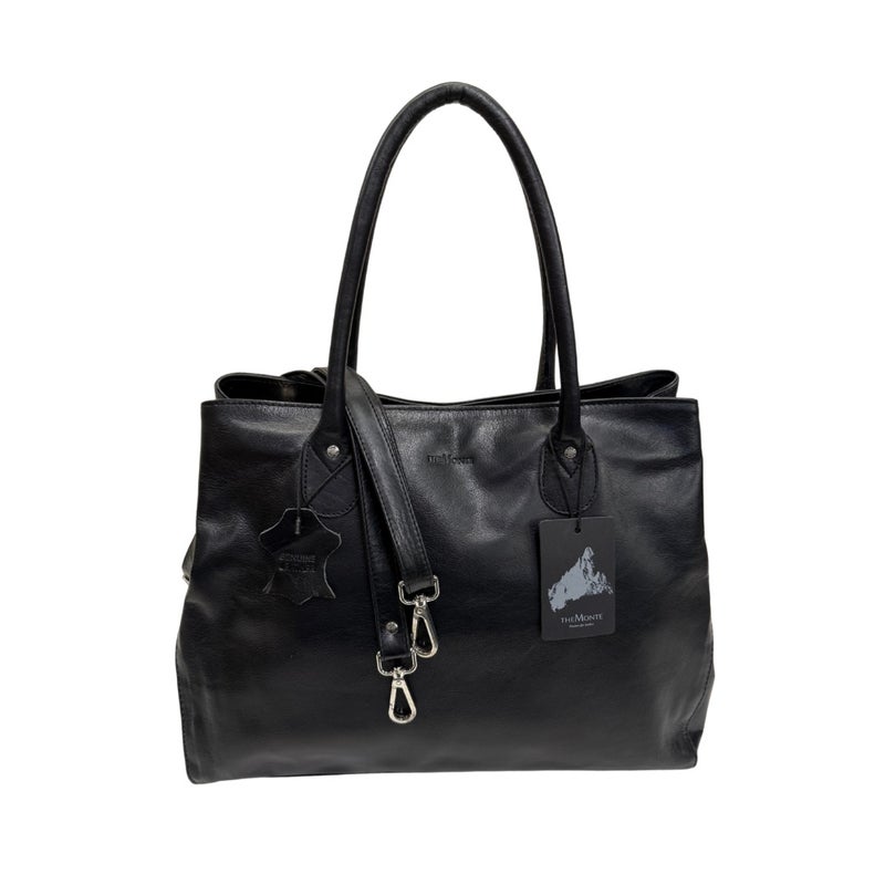 Nahkalaukku The Monte 6053124 Musta