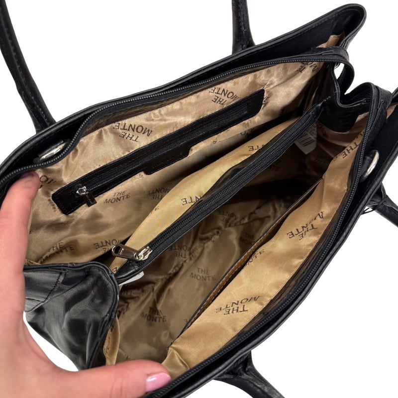 Nahkalaukku The Monte 6053124 Musta