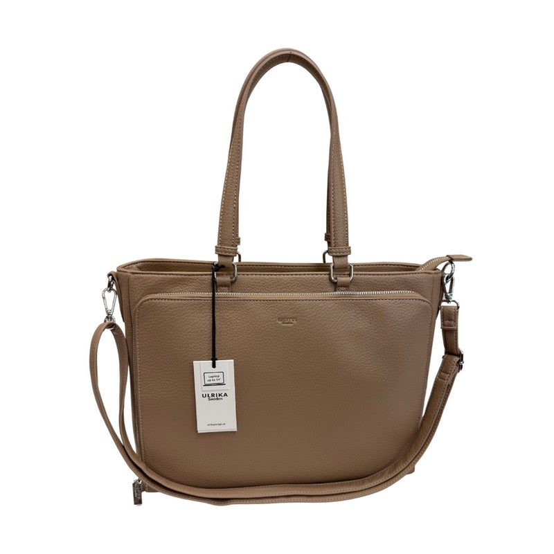Ulrika k&auml;silaukku 36-6638 Taupe 14" L&auml;pp&auml;ri