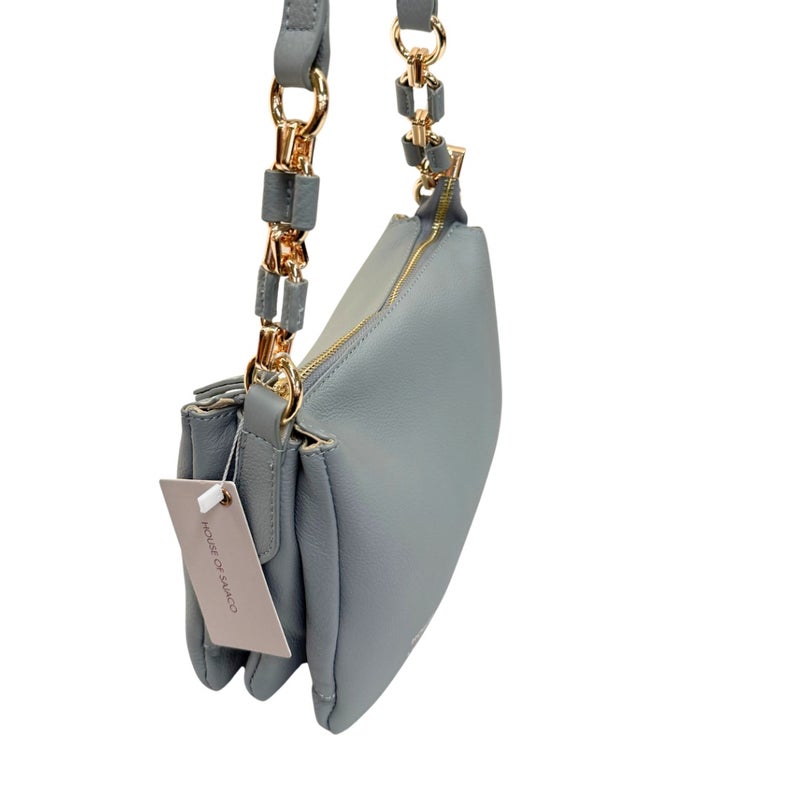 Nahkalaukku 3070106 Blue (sini-harmaa)