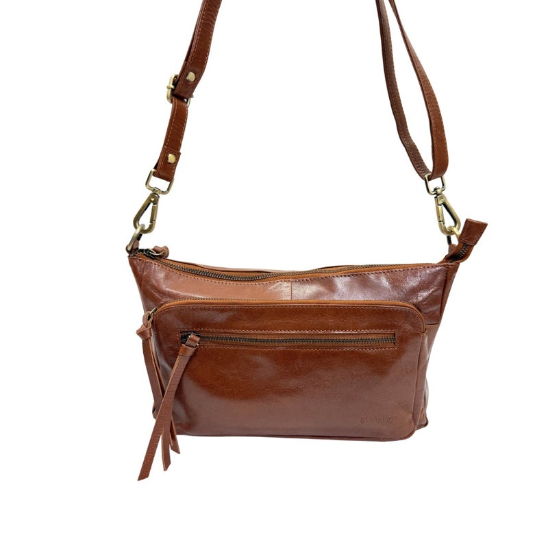 B'Vintage nahkalaukku B64 Maria Ruskea