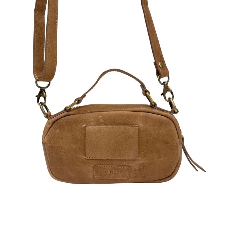 B'Vintage nahkalaukku Fin7 Elli kulta (vaalea ruskea)