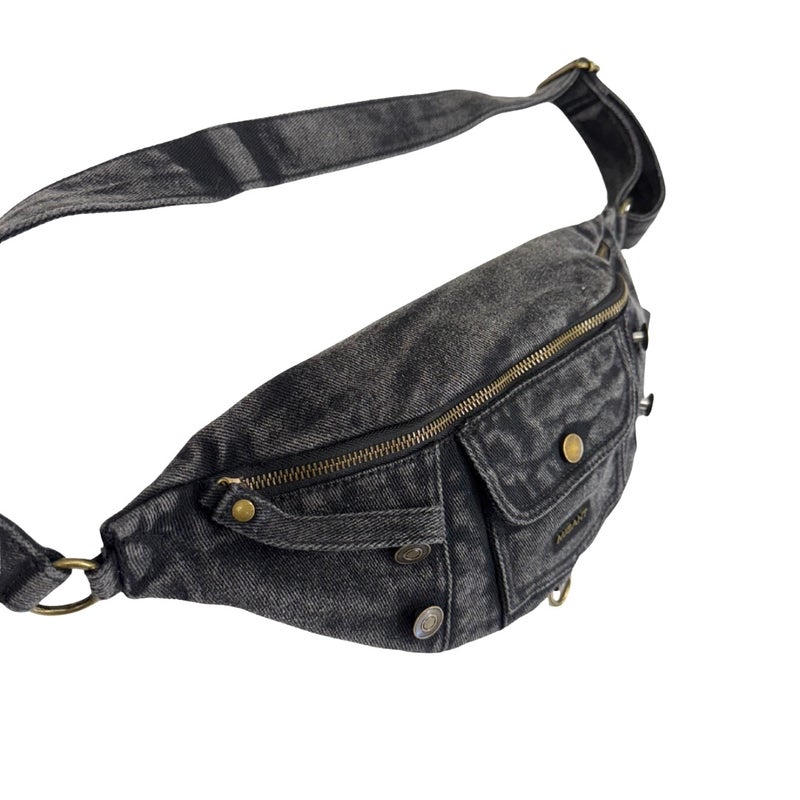 Bumbag farkkukangasta MG-1674 DenimBlack