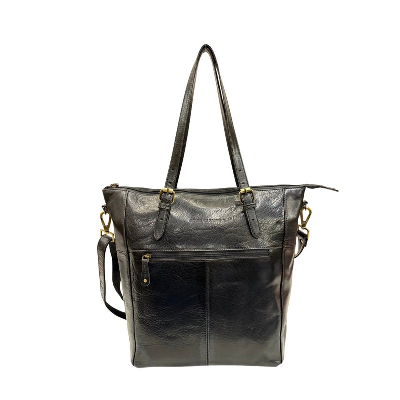 Sajaco nahkalaukku 3080046 musta