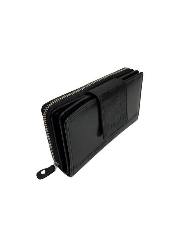 Lompakko Nabo nk-214 musta RFID-et&auml;lukusuojattu