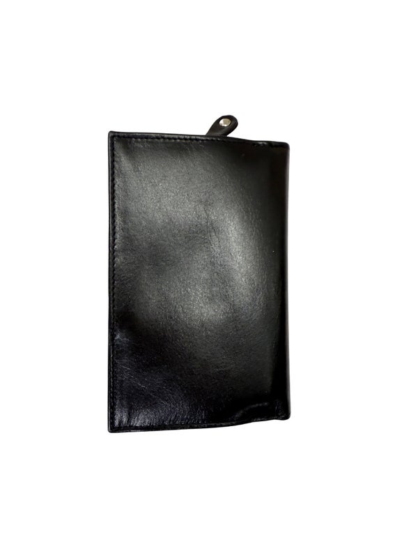 Nabo nahkalompakko NK-187 Musta RFID-et&auml;lukusuojattu