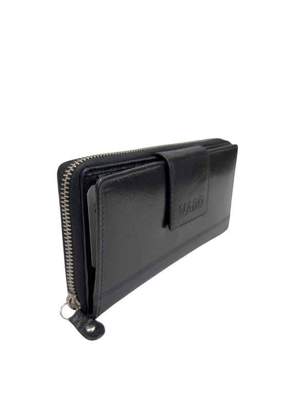 Lompakko Nabo NK-215 Musta RFID-et&auml;lukusuojattu